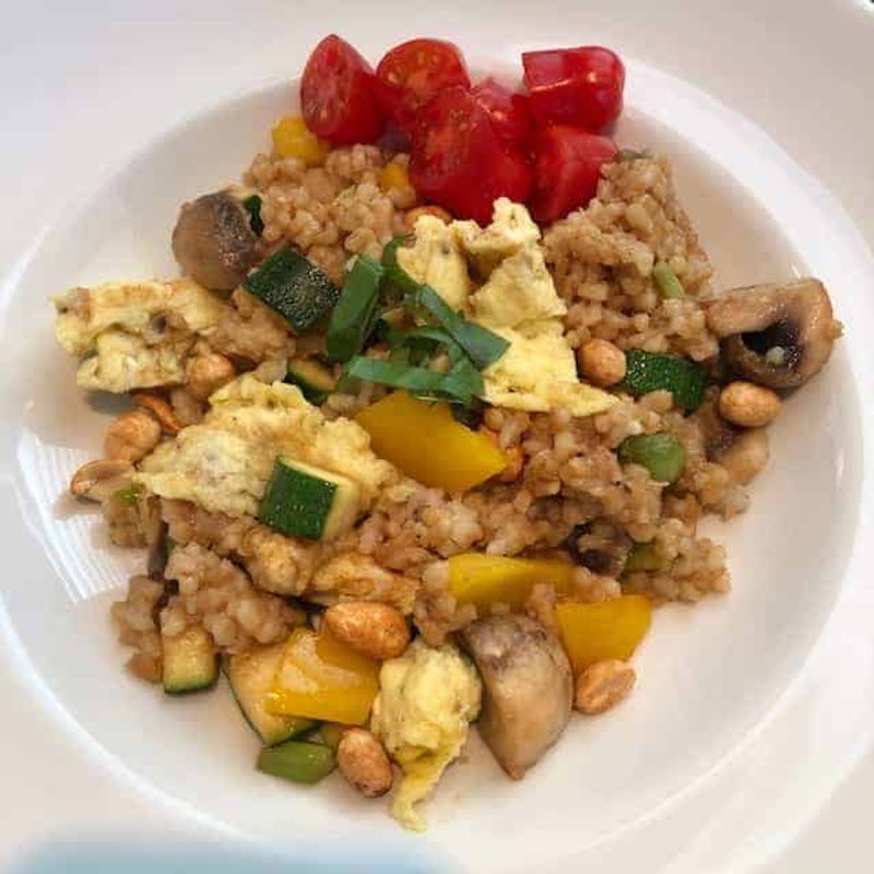 Vegetable Fried Rice with Miso