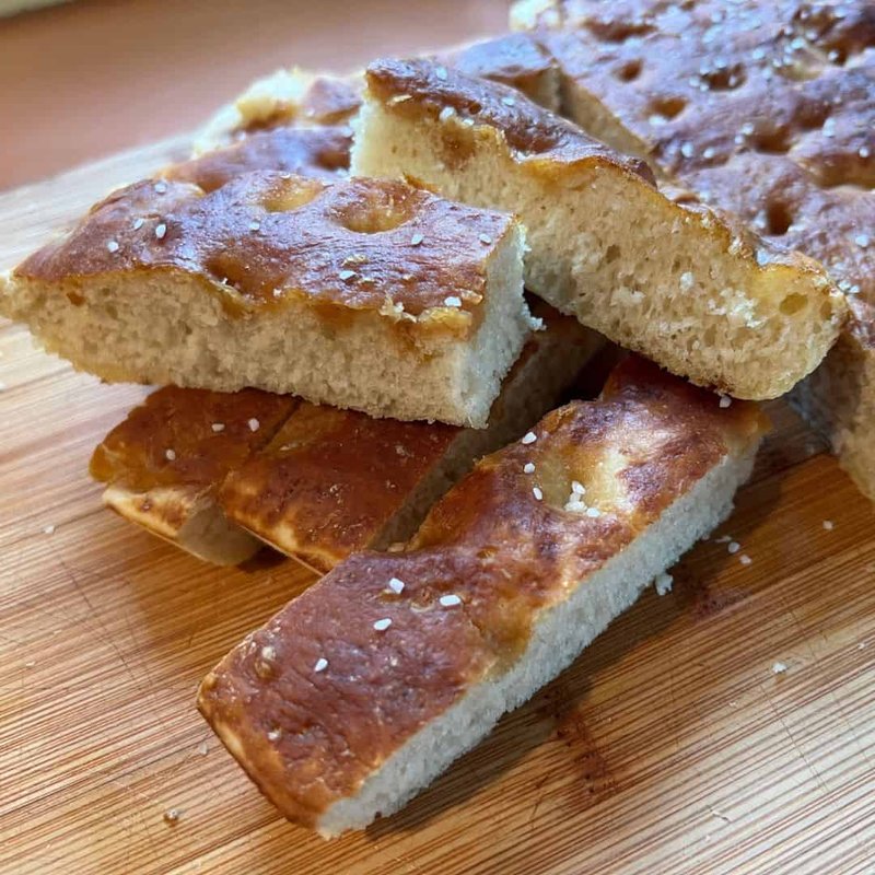 Sourdough Pretzel Focaccia