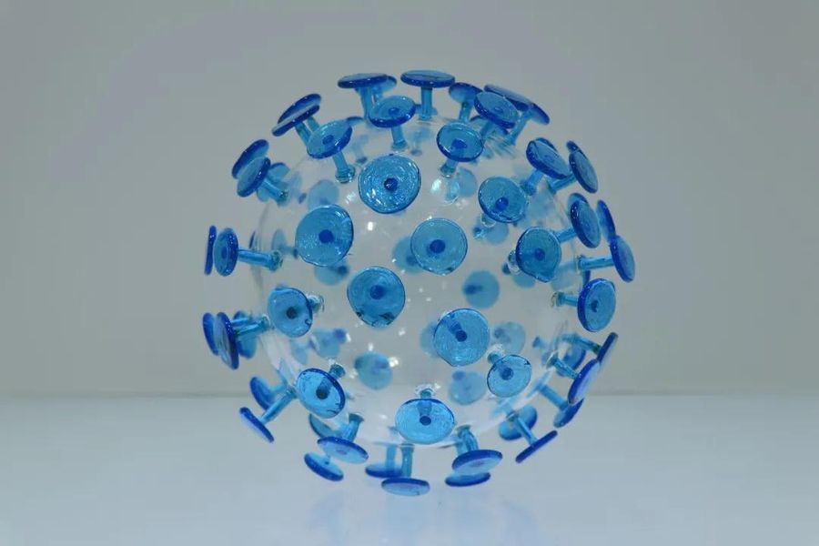玻璃病毒模型