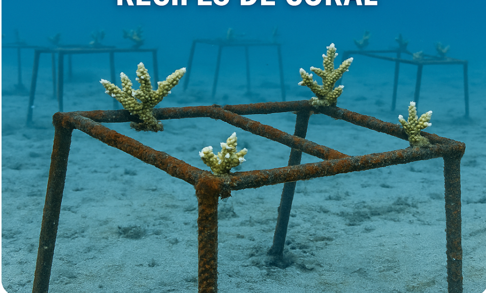 ♻️ De residuos industriales a vida marina: el proyecto que transforma acero en arrecifes de coral