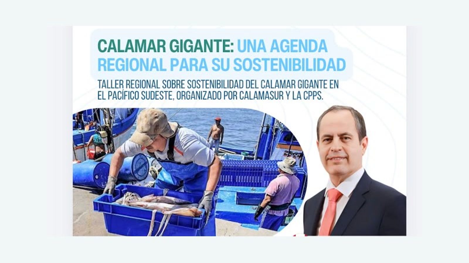 Portada del programa 368 de Azul Sostenible: Calamar gigante, una agenda regional para su sostenibilidad
