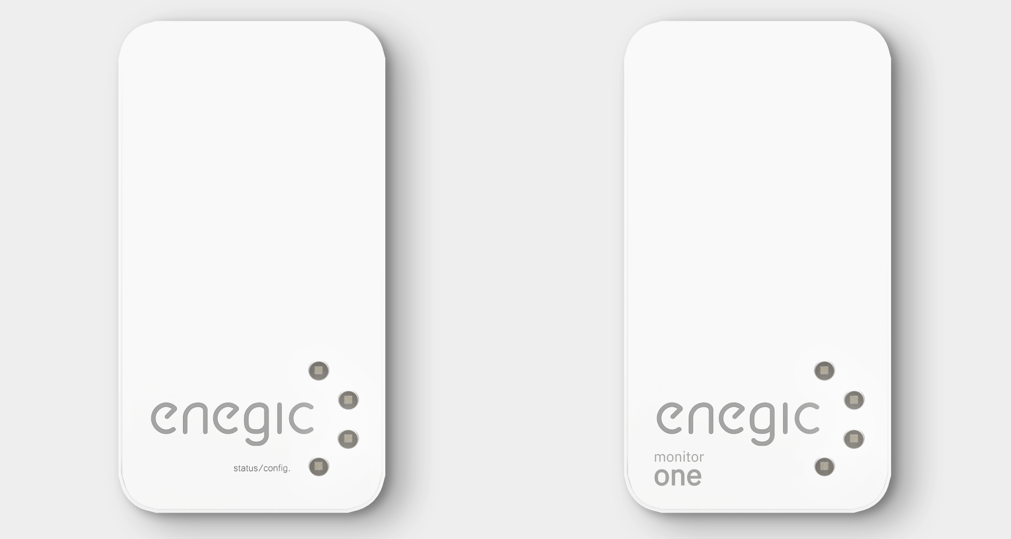 Enegic Monitor and Monitor one status indicators.