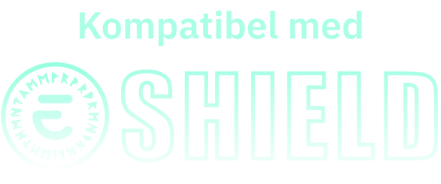 Kompatibel med Shield