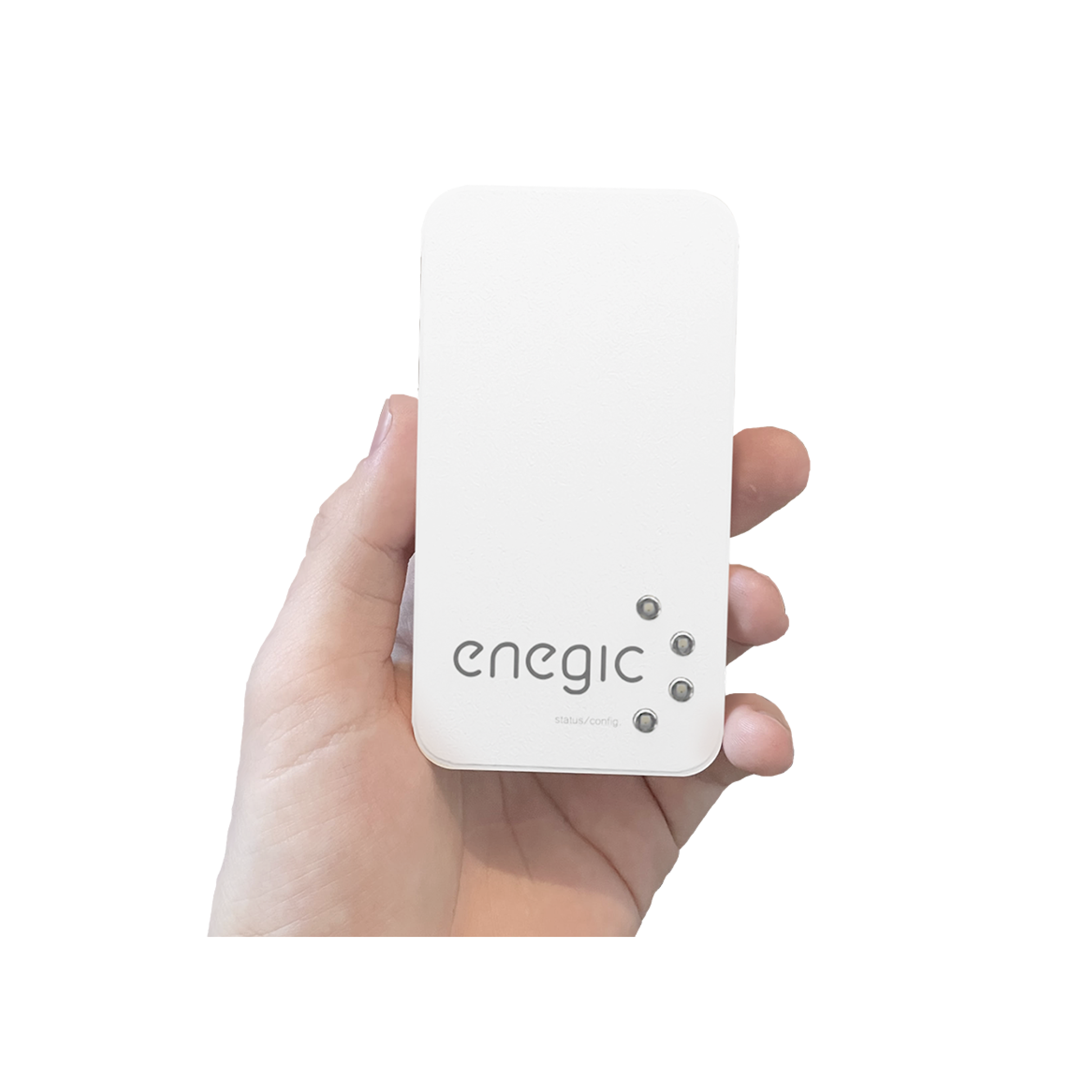 Enegic Monitor i en hand