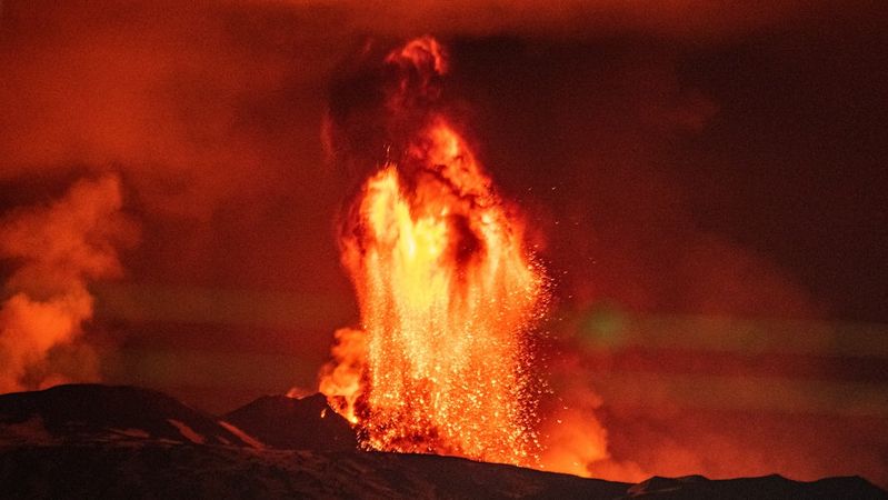 Etna Ash Disrupts Sicily Flights