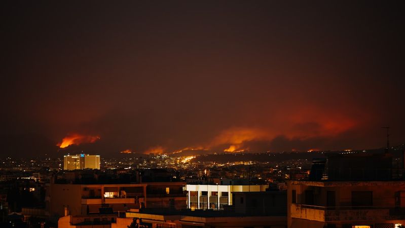 Athens Faces High Wildfire Risk