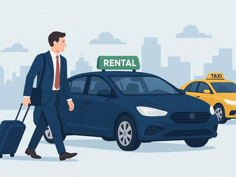 Why Business Travellers Choose Rental Cars Over Taxis