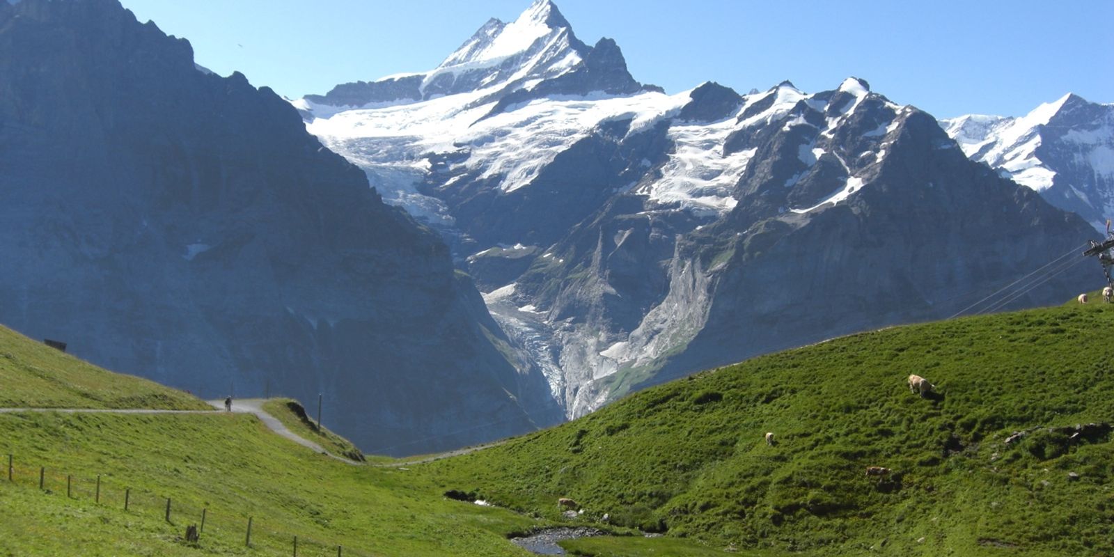 Easy walks near Interlaken (Switzerland) Grindelwald First to Grosse Scheidegg
