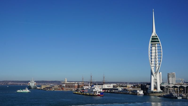 Portsmouth Ferry Plugs In Before France Sailing