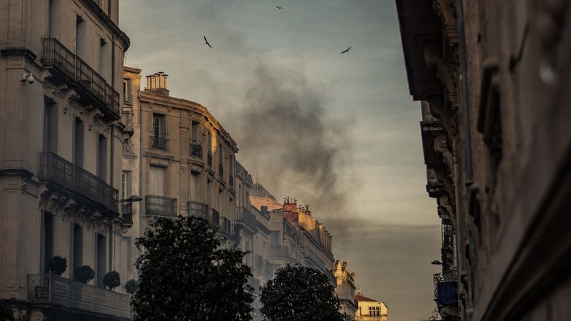 French Wildfire Grounds Airport Flights