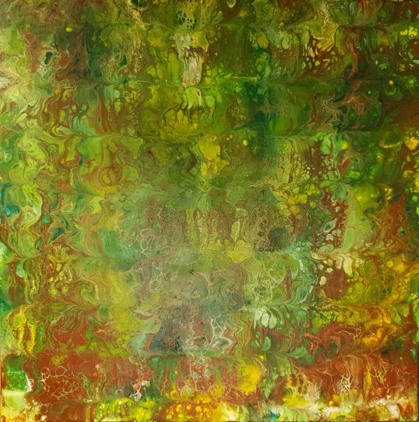 Abstract artwork of the colours of Autumn in the Chiltern Hills