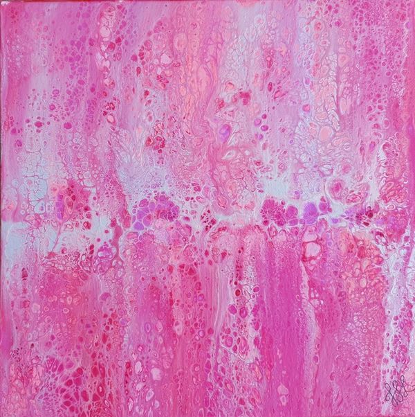 Abstract artwork of hopeful emotions