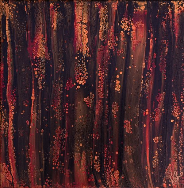 Abstract artwork depicting hopeful emotions