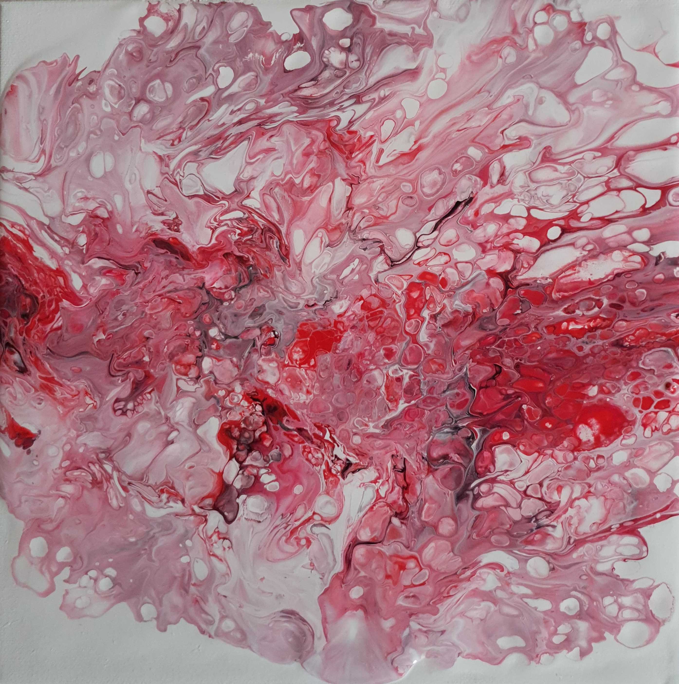 Abstract artwork of ruby