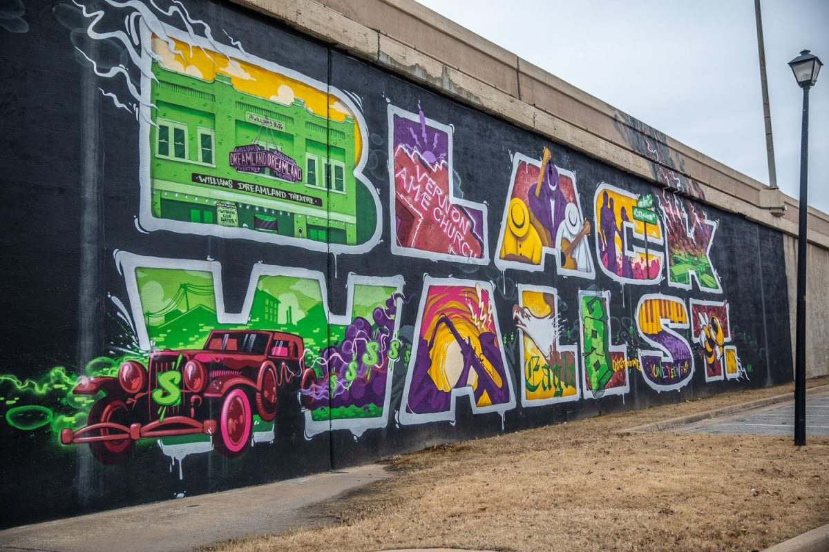 Black Wall Street Mural