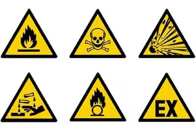 Typical risks for workplace health and safety