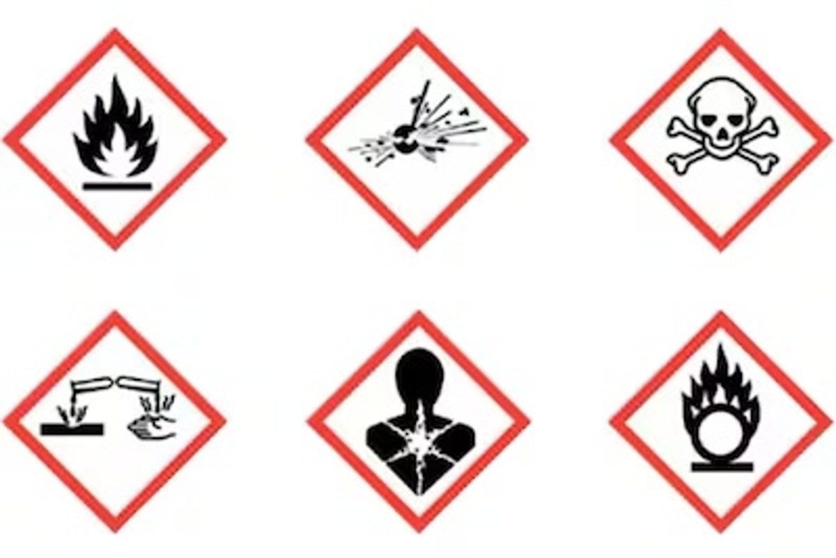 Hazardous substances may cause damages