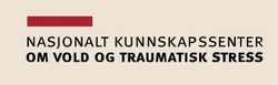 NKVTS- Nasjonalt kunnskapssenter om vold og traumatisk stress  sin logo