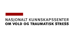 NKVTS - Nasjonalt kunnskapssenter om vold og traumatisk stress  sin logo