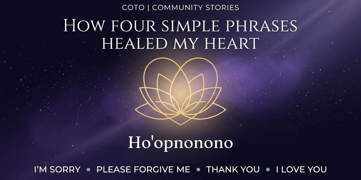 How Four Simple Phrases Healed My Heart: A Journey with Ho’oponopono