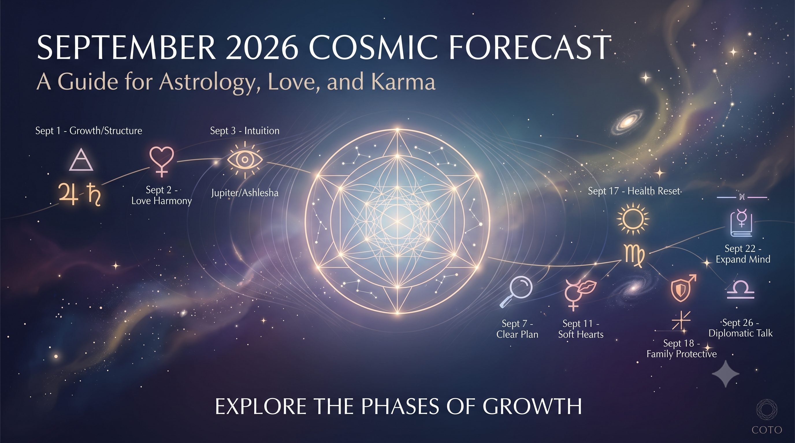 September 2026 Cosmic Forecast: Navigation Guide for Astrology, Love, and Karma