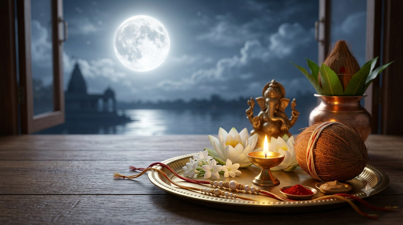 Shravan Purnima 2026: Cosmic Full Moon, Sacred Threads & Spiritual Renewal