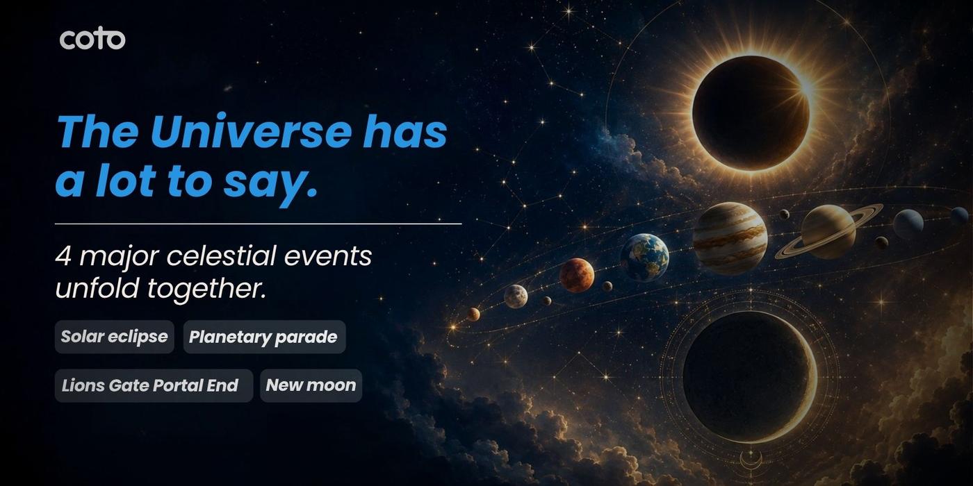 The Great Cosmic Alignment: Total Solar Eclipse, New Moon in Leo, & The Lion’s Gate Finale