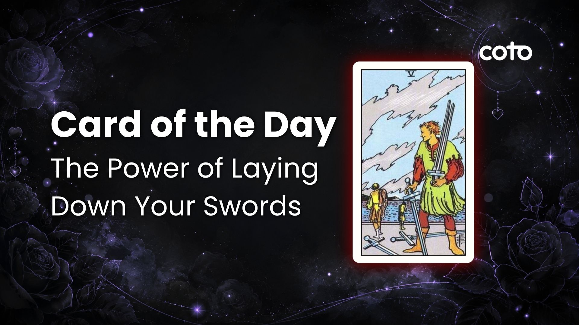 The Power of Laying Down Your Swords