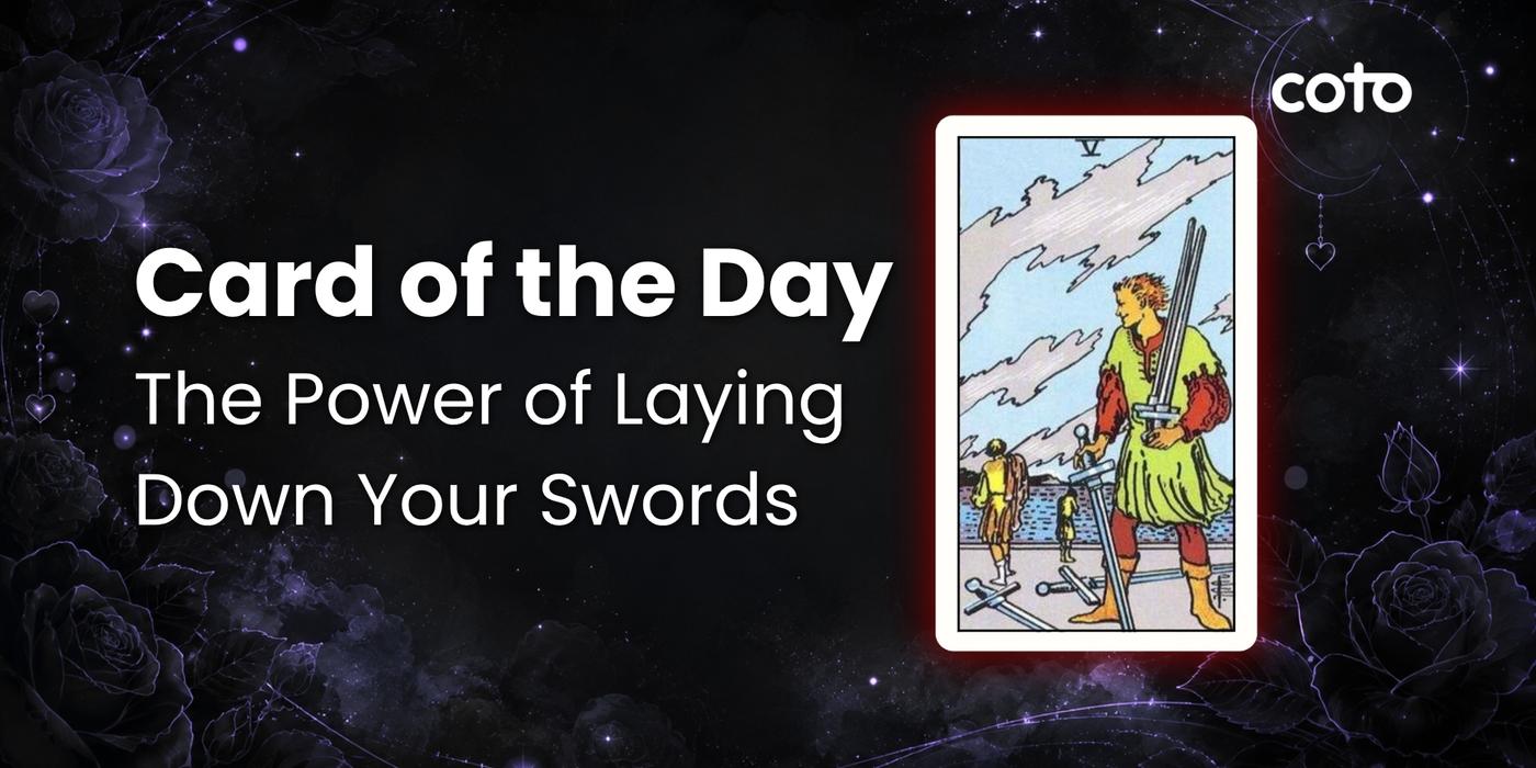 The Power of Laying Down Your Swords