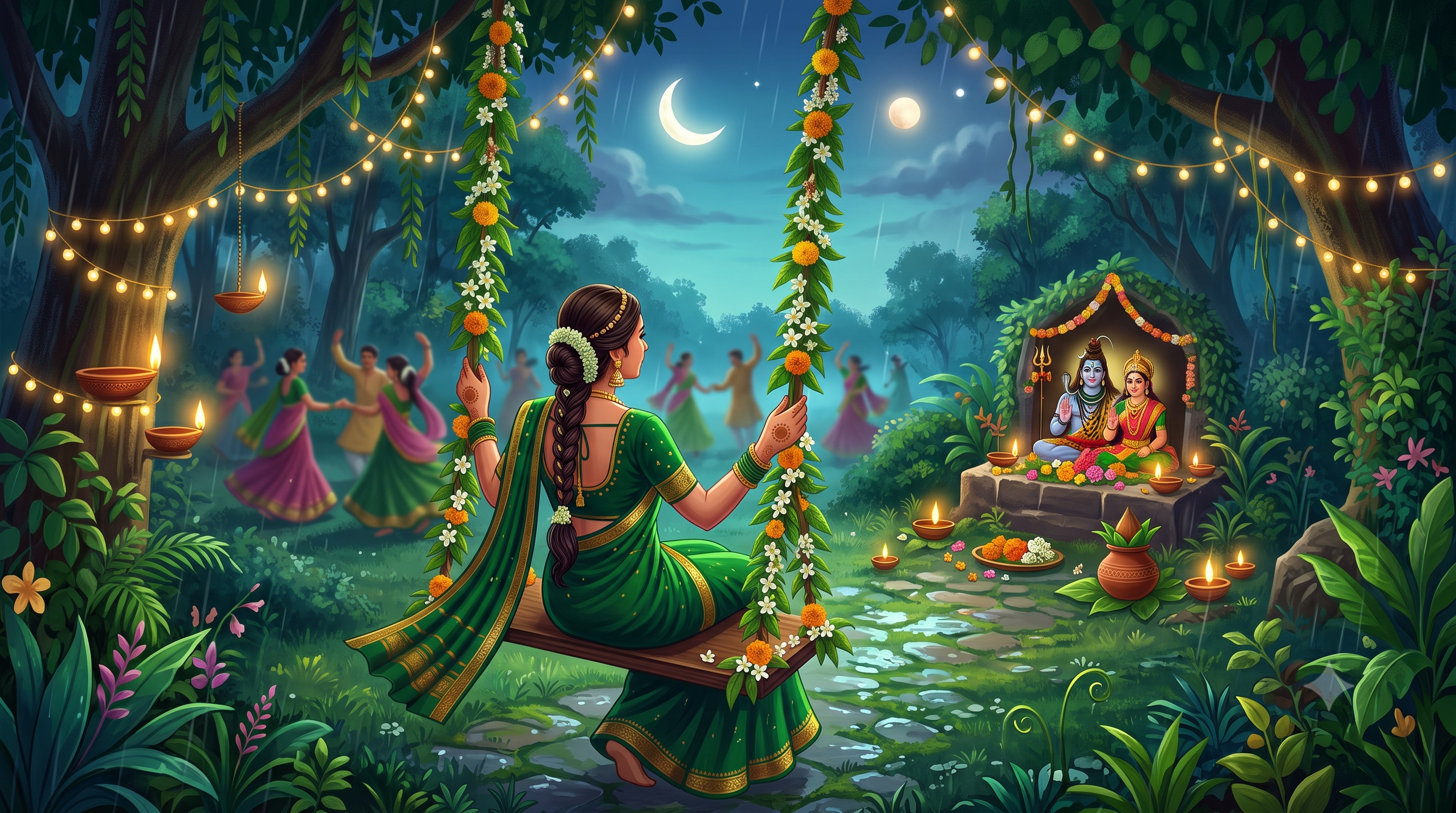Hariyali Teej: The Celestial Festival of Love