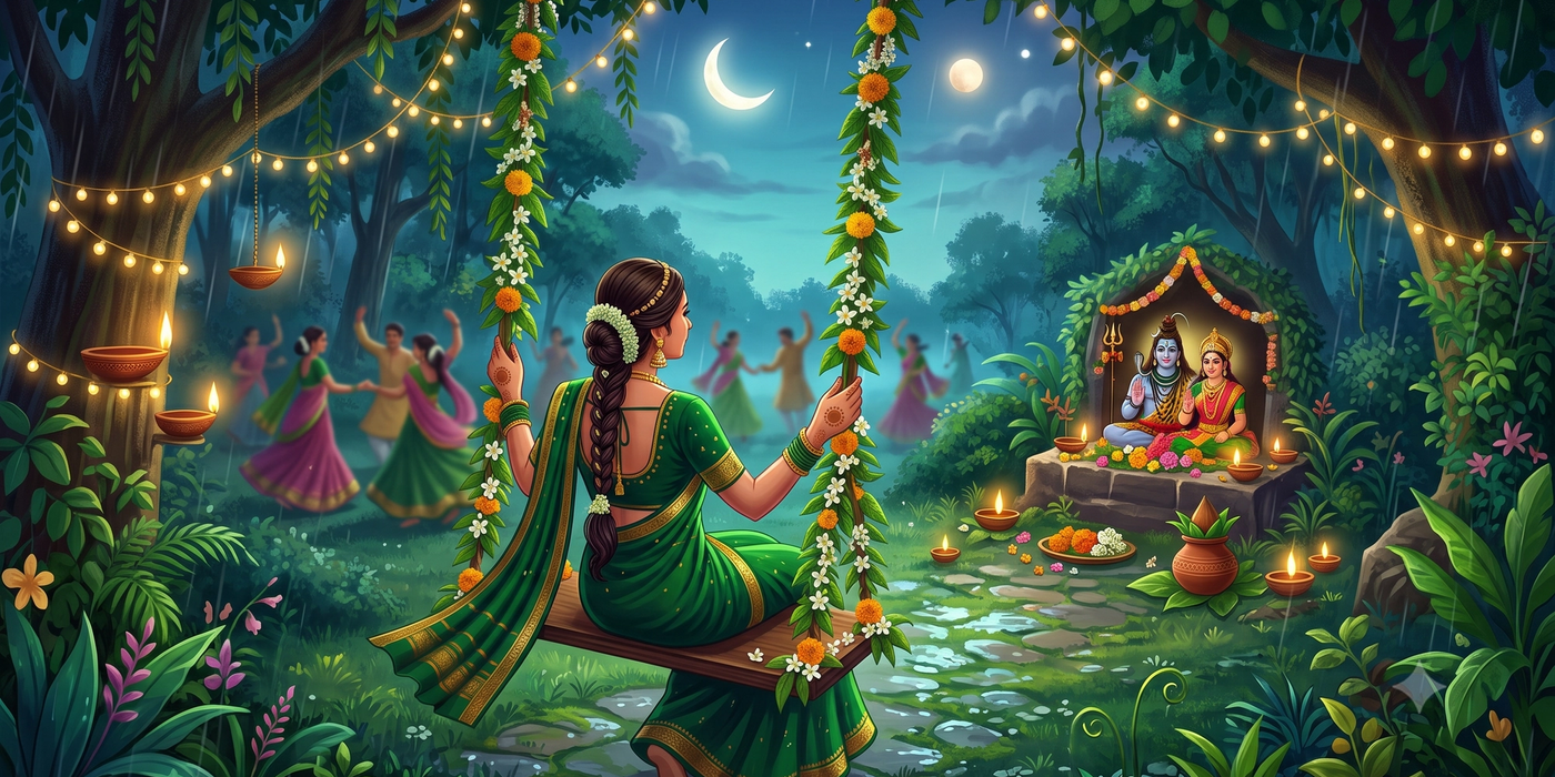 Hariyali Teej: The Celestial Festival of Love