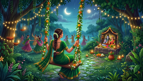 Hariyali Teej: The Celestial Festival of Love