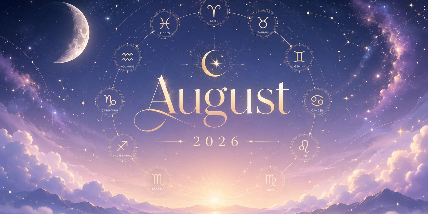 August Monthly Horoscopes: Eclipses, Fire, and the Cosmic Plot Twist