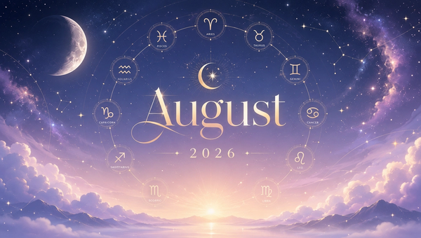 August Monthly Horoscopes: Eclipses, Fire, and the Cosmic Plot Twist