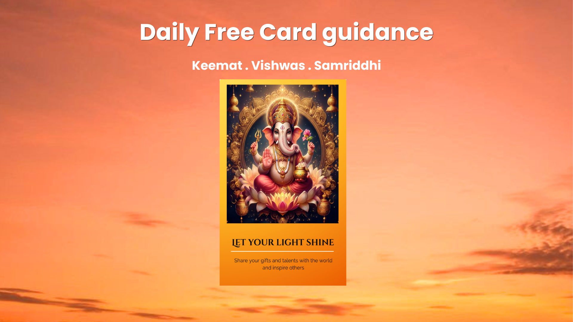Let Your Light Shine: Daily Ganesha Guidance for Gemini