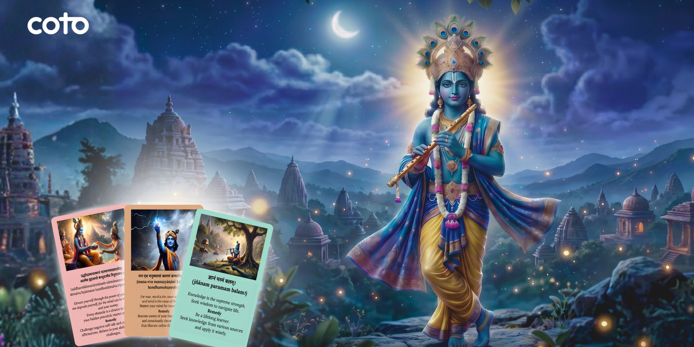 Krishna Ashtami 2026: What Message Does Your Gita Card Hold Today?