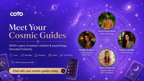 Beyond AI Chatbots: Meet Cosmic Guides, 500+ Years of Eastern Wisdom, Decoded for Your Everyday Life