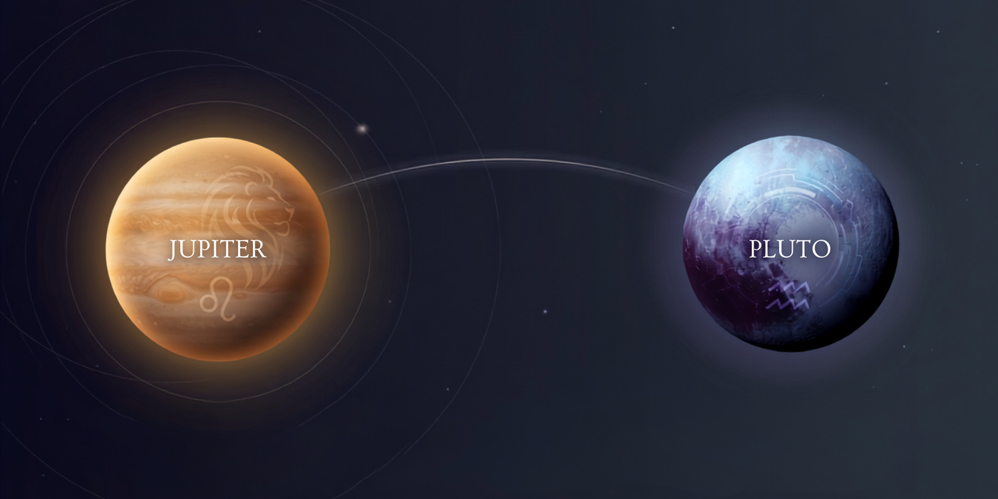 The Cosmic Showdown: Jupiter in Leo Opposes Pluto in Aquarius