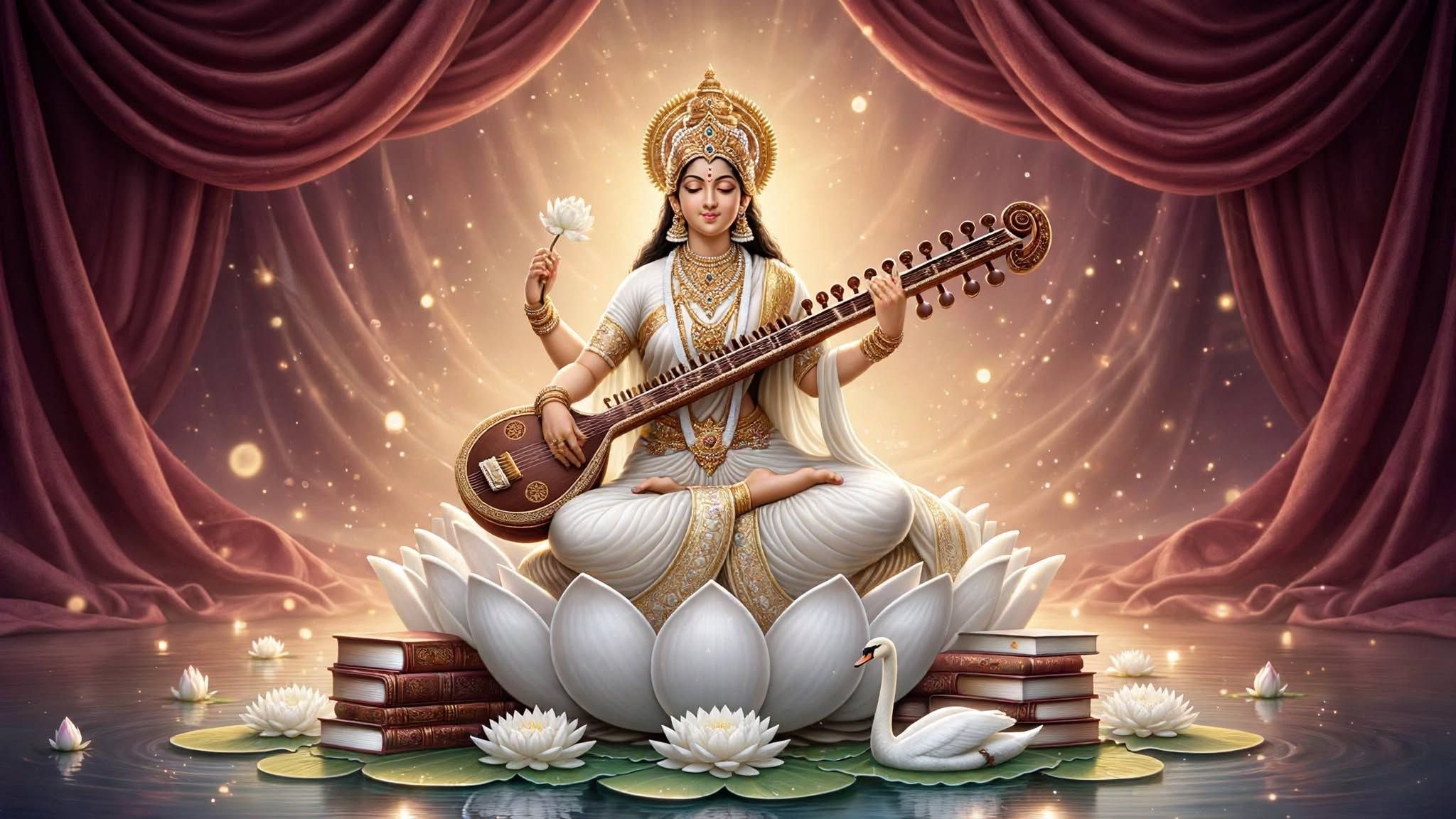 Saraswati Avahan & Puja 2026: Wisdom Invocation, Mula-Purva Ashadha Nakshatra Alignments & Astrological Guide