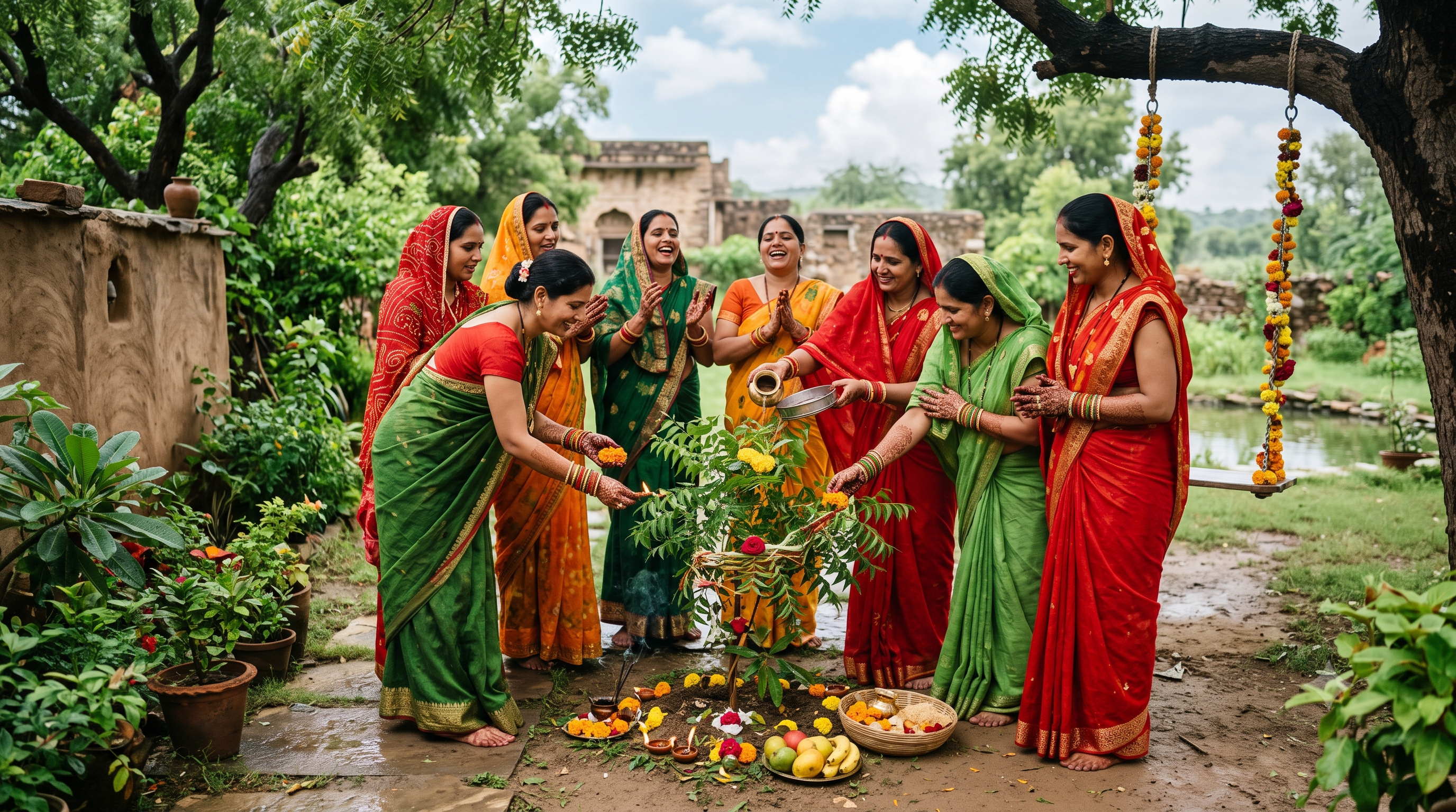 Celebrating Kajari Teej: Meaning, Mythology, and Sacred Rituals