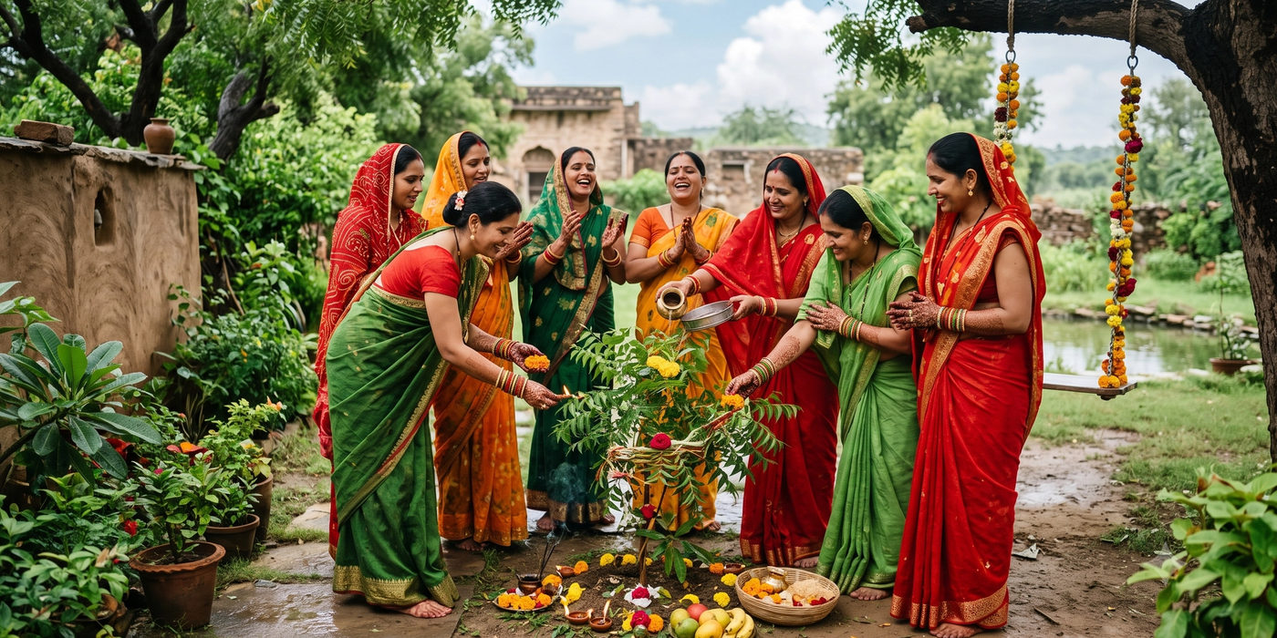 Celebrating Kajari Teej: Meaning, Mythology, and Sacred Rituals
