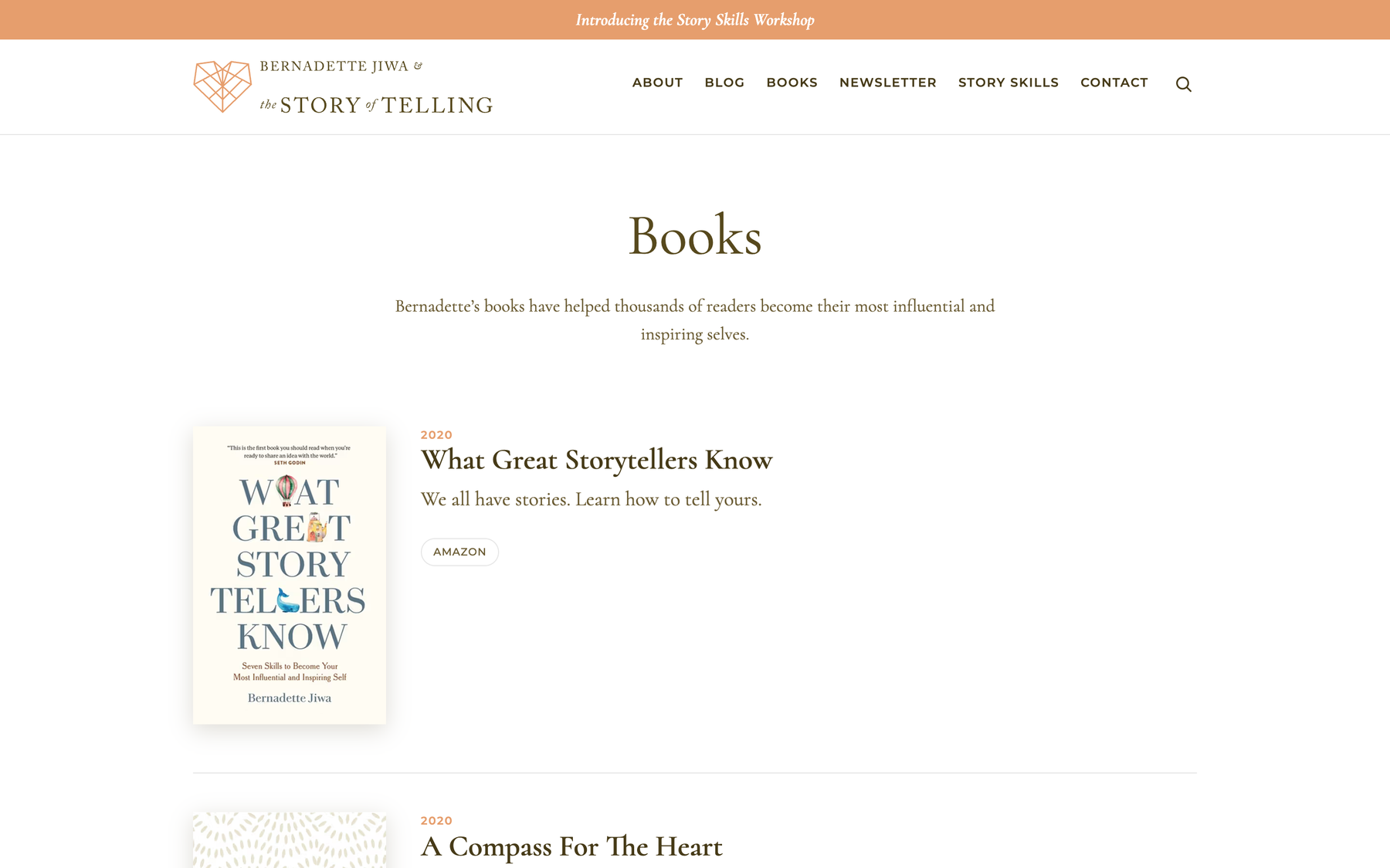 The books section