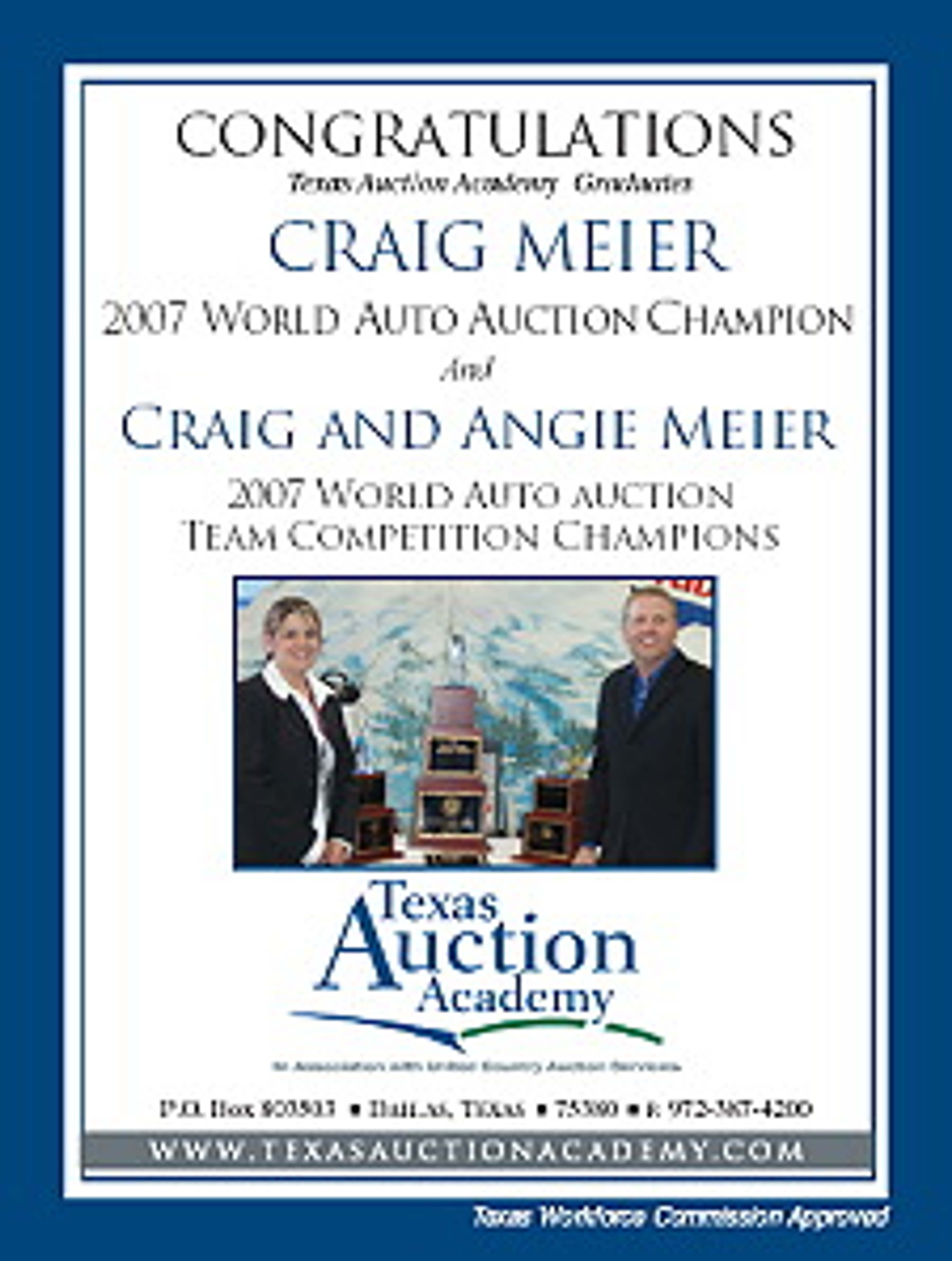 Congratulations America’s Auction Academy Graduates