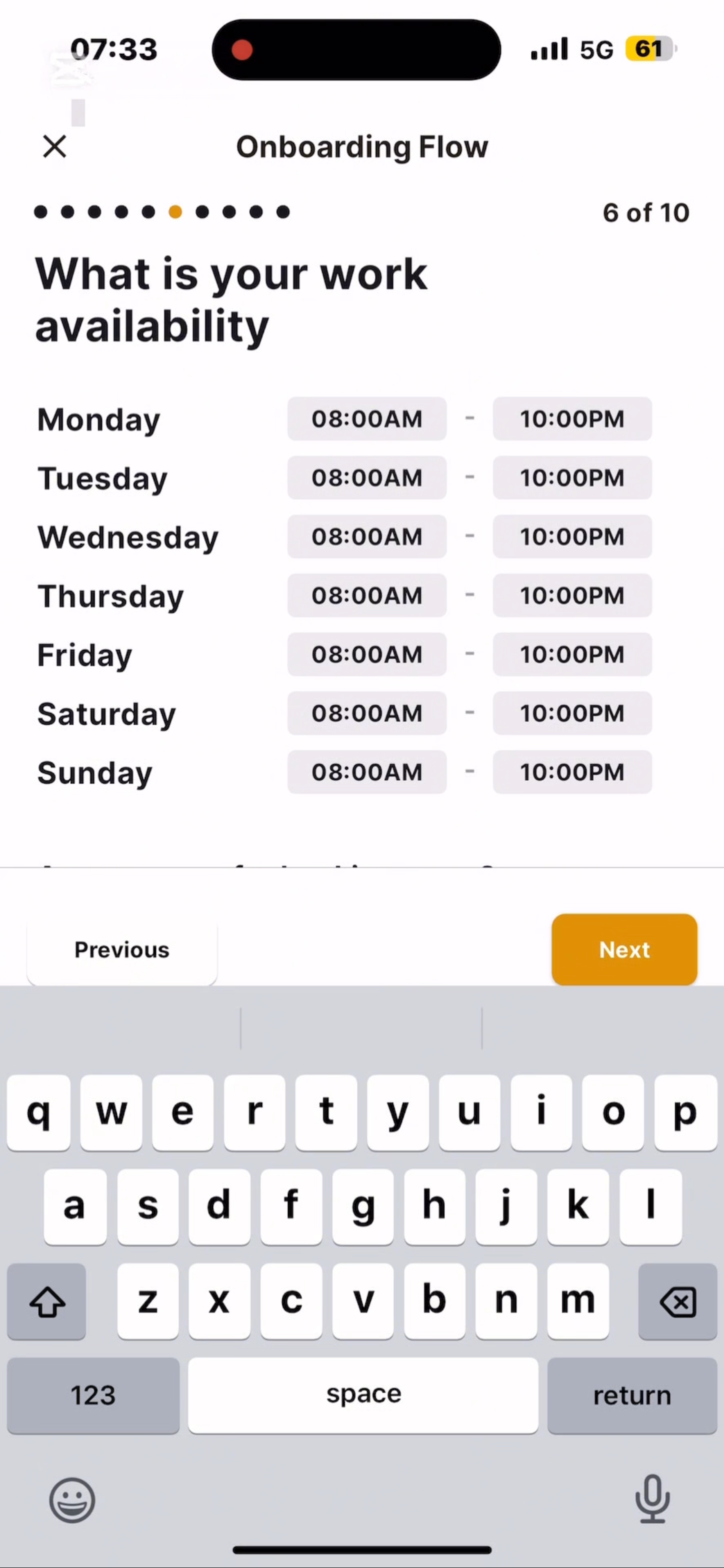 Shearify Shearstore stylist Availability setup