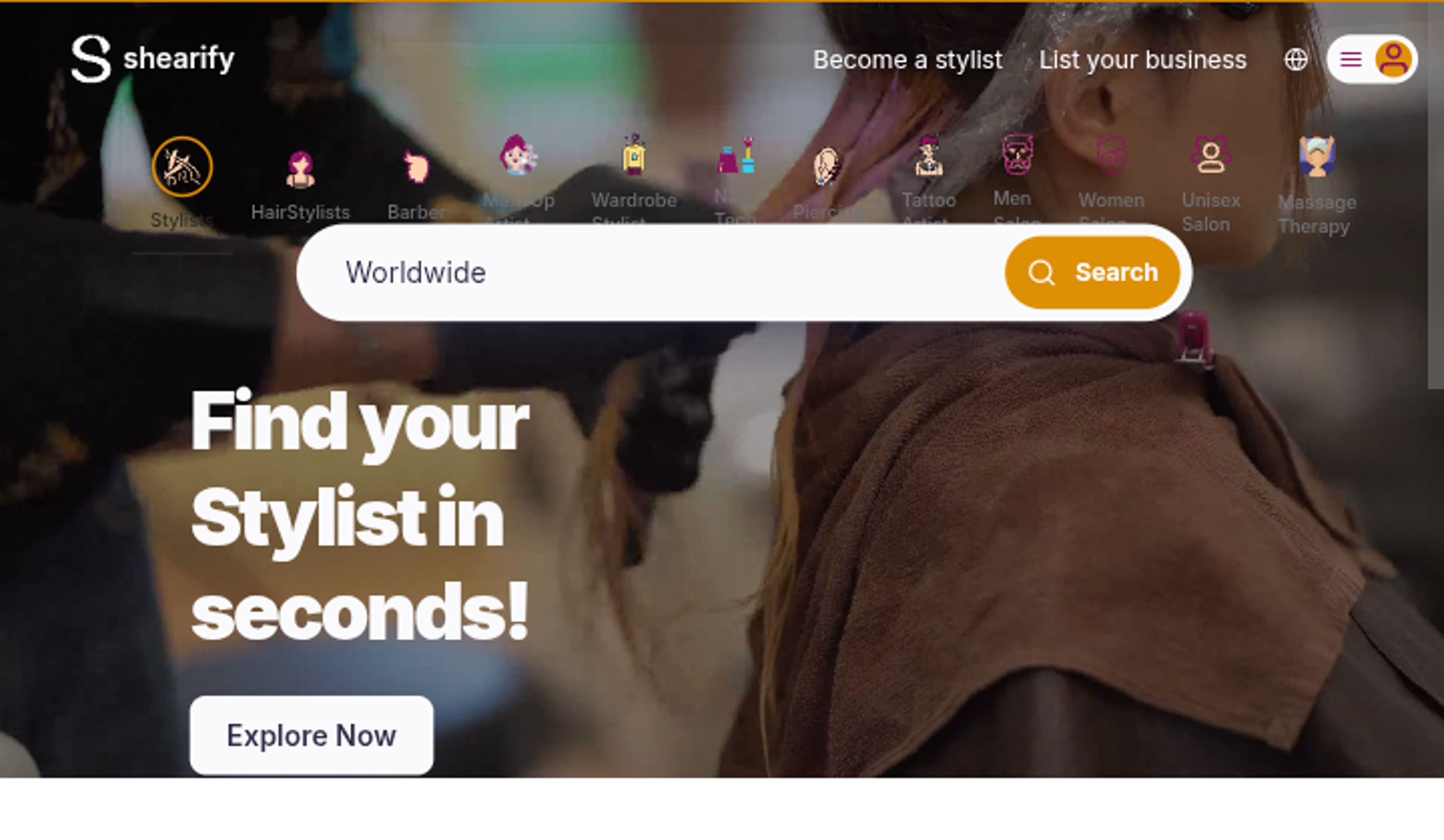 Shearify booking app