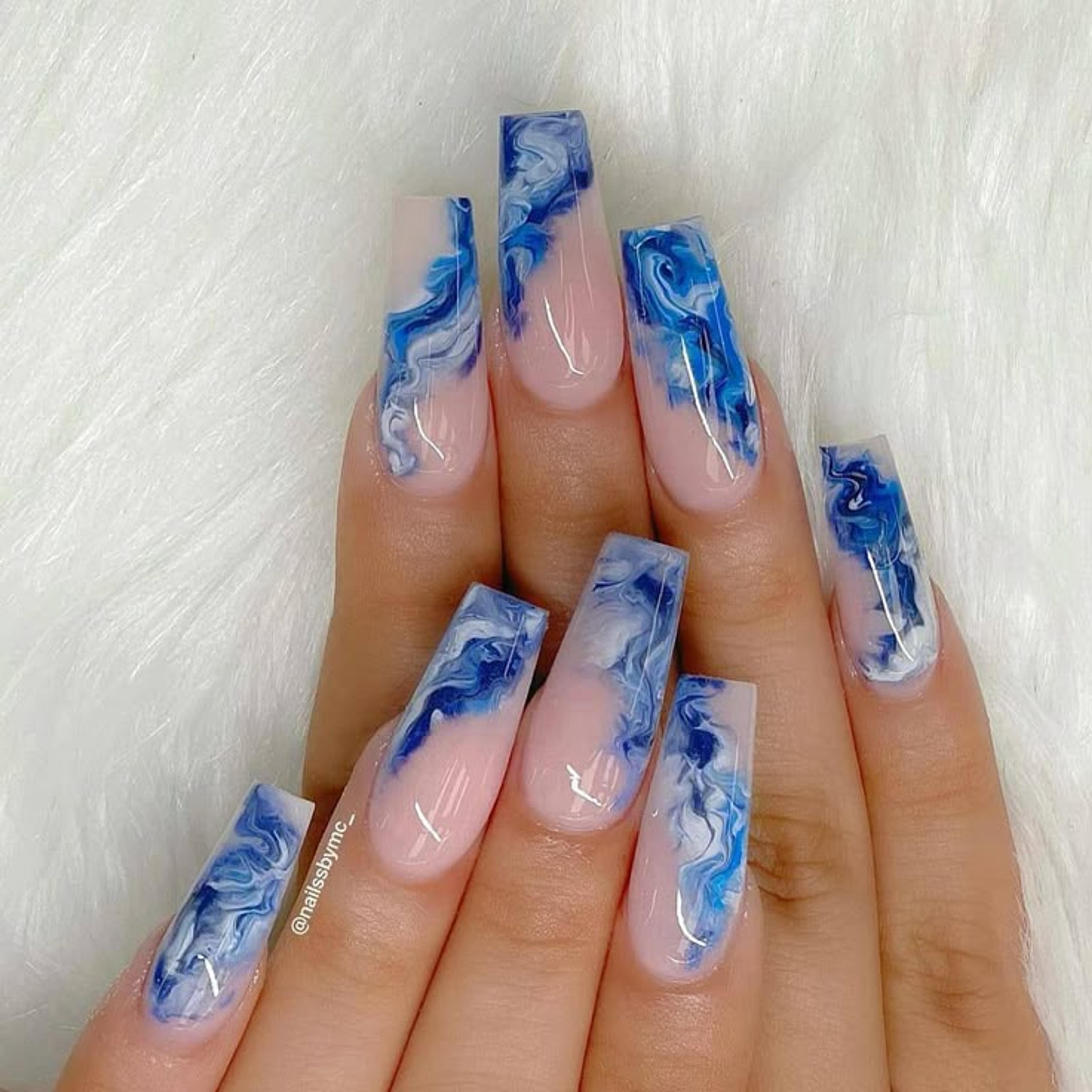 Marble nails