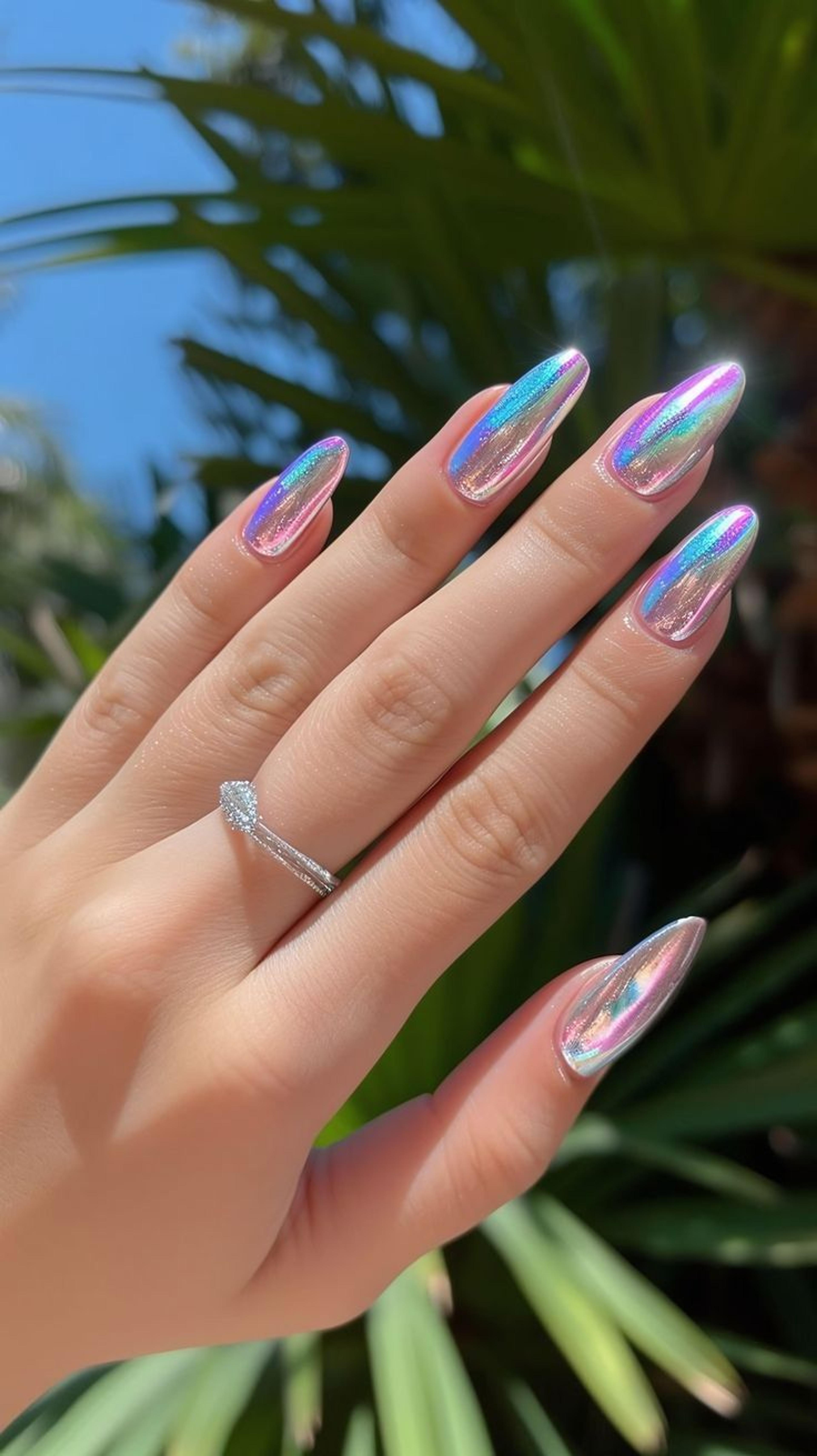 Holographic nails