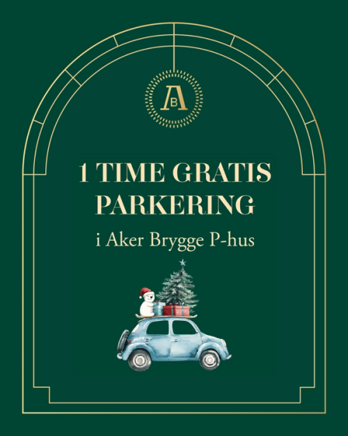 1 time gratis parkering i julen 