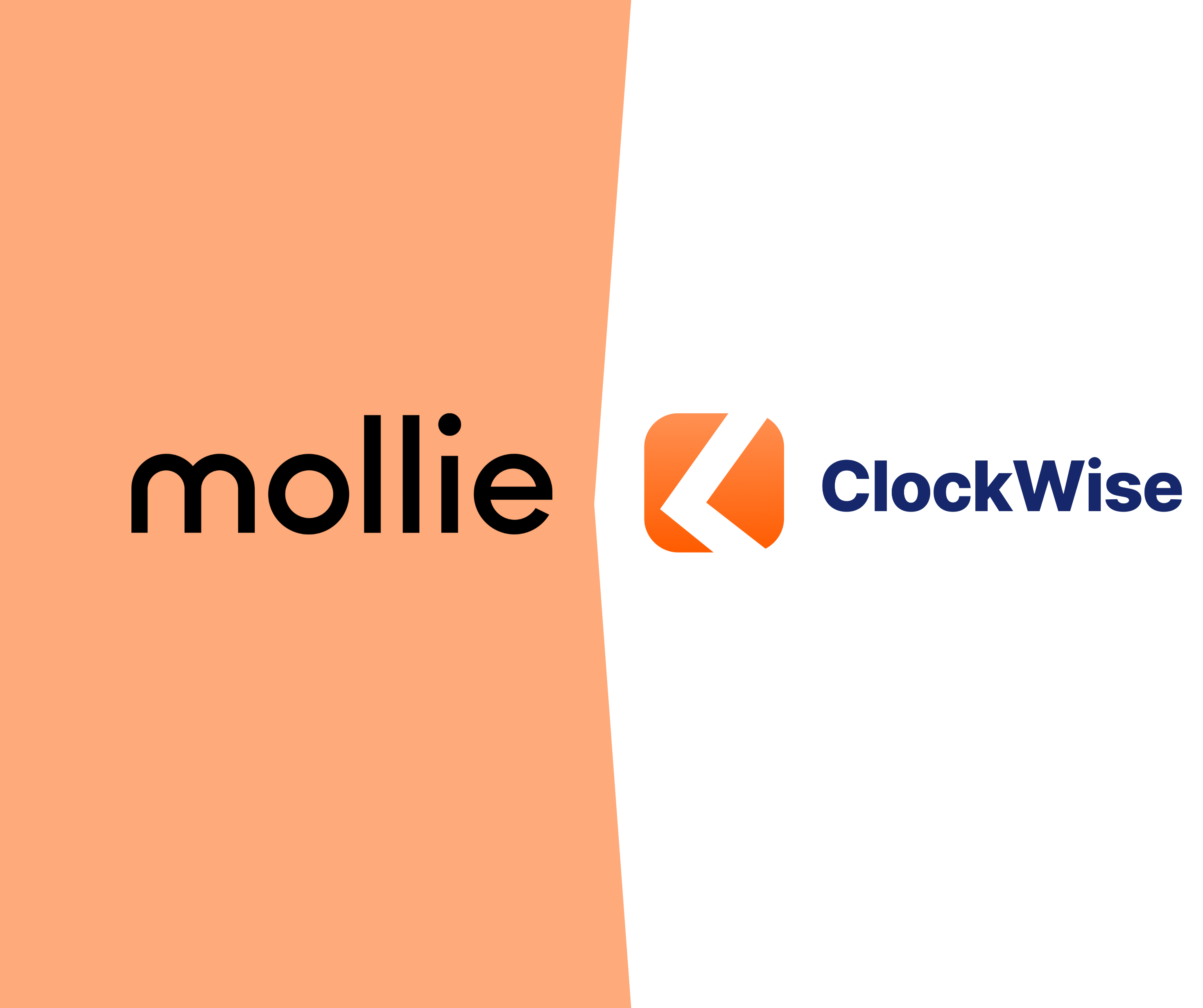 ClockWise samenwerking Mollie logo