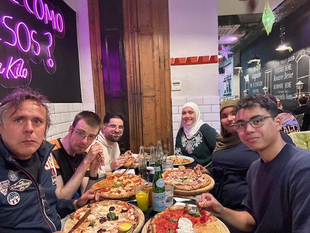 ClockWise team eet samen in Barcelona